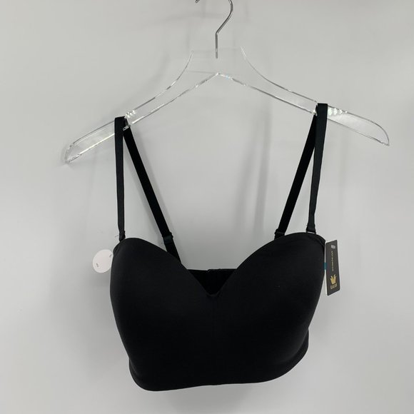 Wacoal Staying Power Wireless convertible Strapless Bra black new with tags 34DD - Picture 2 of 4